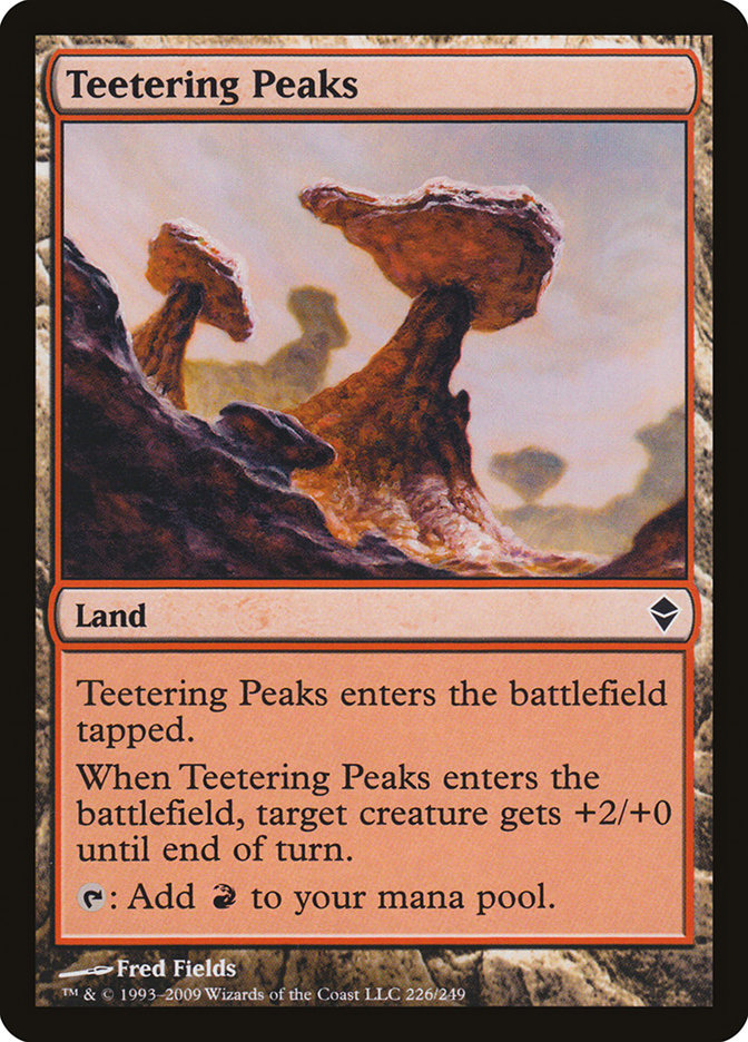 Teetering Peaks - [Foil] Zendikar (ZEN)