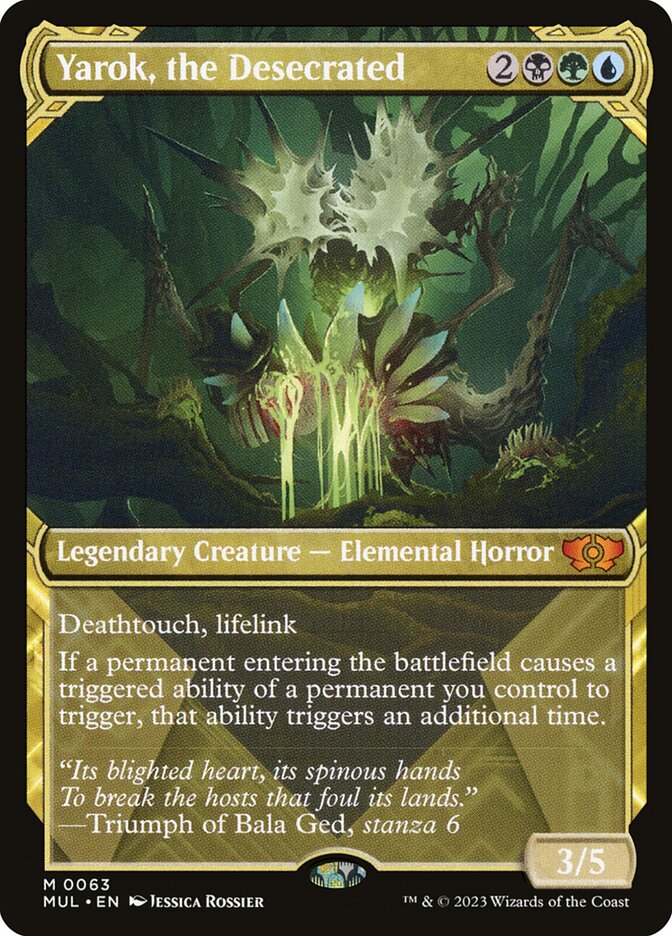 Yarok, the Desecrated - [Foil, Showcase] Multiverse Legends (MUL)