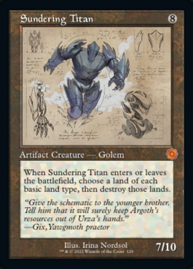 Sundering Titan - [Schematic] The Brothers' War Retro Artifacts (BRR)
