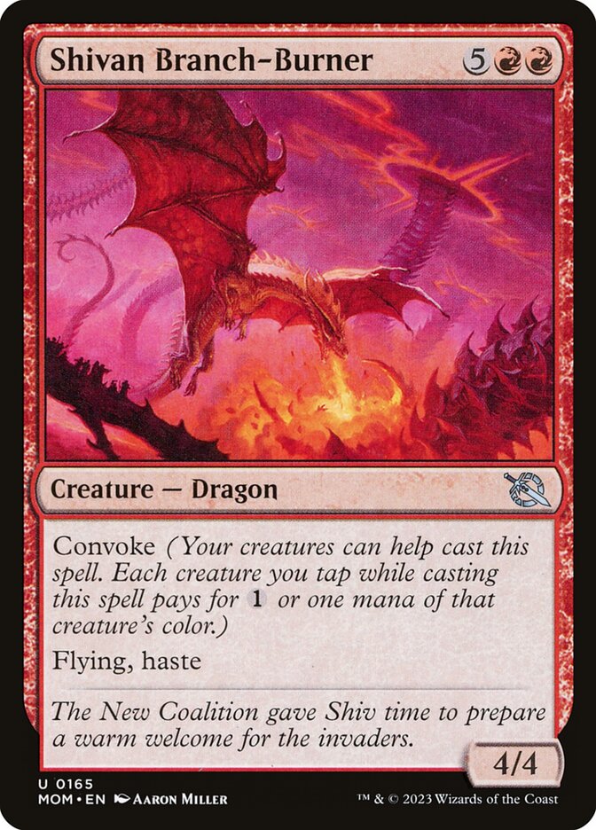 Shivan Branch-Burner - [Foil] March of the Machine (MOM)