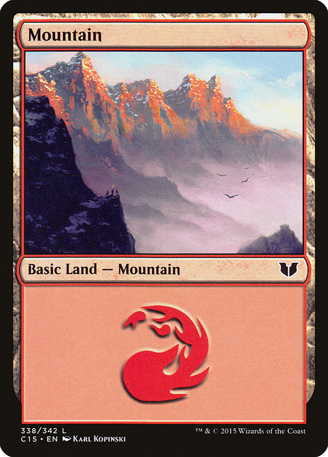 Mountain (338) - Commander 2015 (C15)