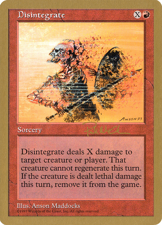 Disintegrate - World Championship Decks 1997 (WC97)