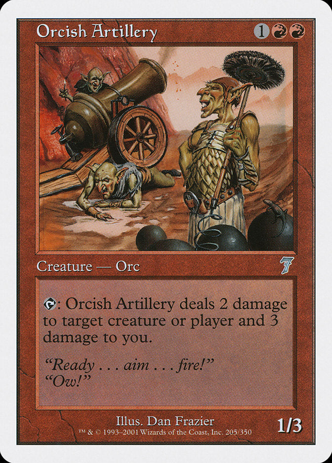Orcish Artillery - [Foil] Seventh Edition (7ED)
