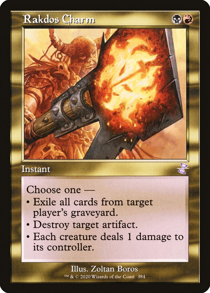 Rakdos Charm - [Foil, Retro Frame] Time Spiral Remastered (TSR)