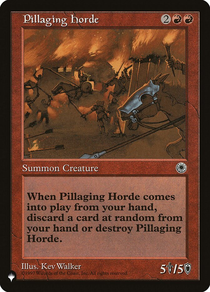 Pillaging Horde - [Retro Frame] The List (PLIST)