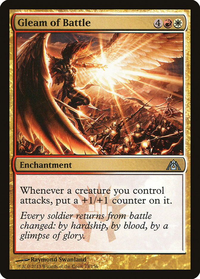 Gleam of Battle - [Foil] Dragon's Maze (DGM)