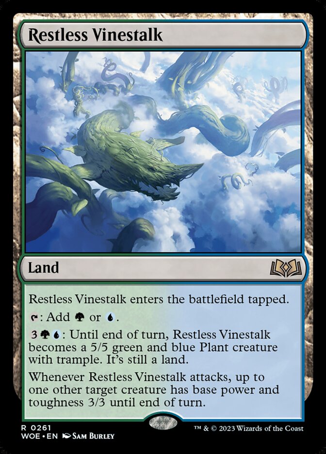 Restless Vinestalk - [Foil] Wilds of Eldraine (WOE)