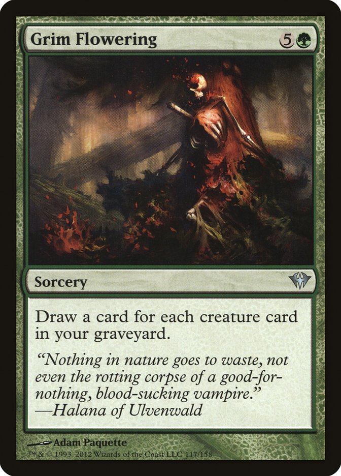 Grim Flowering - [Foil] Dark Ascension (DKA)