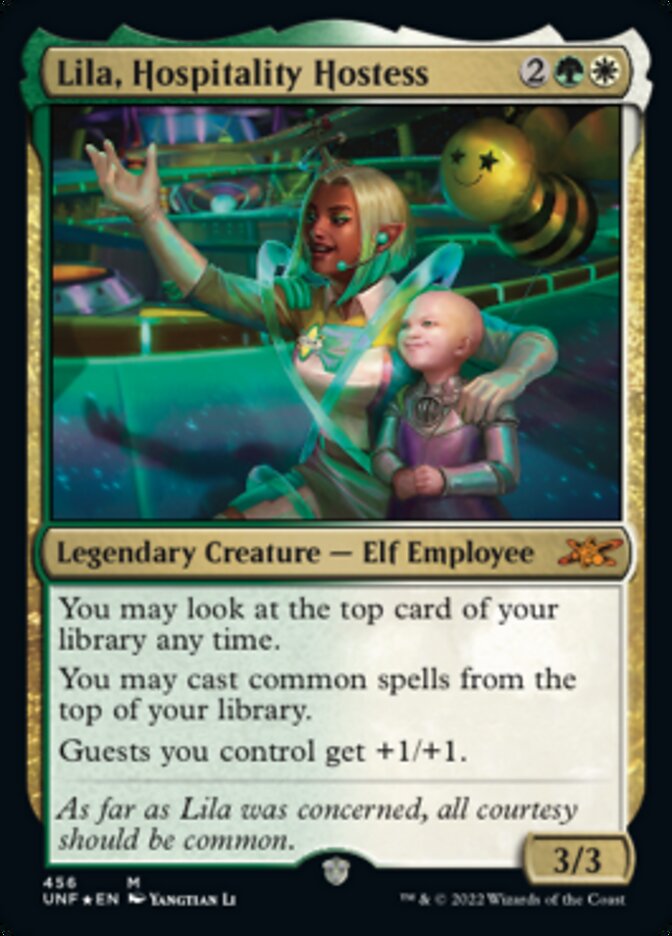 Lila, Hospitality Hostess - [Galaxy Foil] Unfinity (UNF)