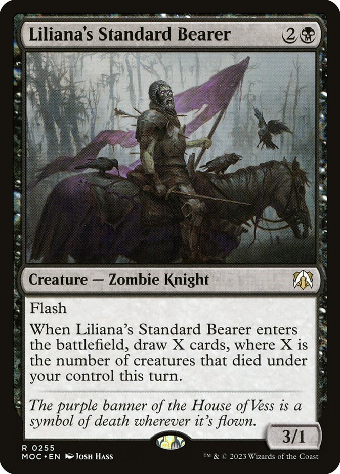Liliana's Standard Bearer - March of the Machine Commander (MOC)