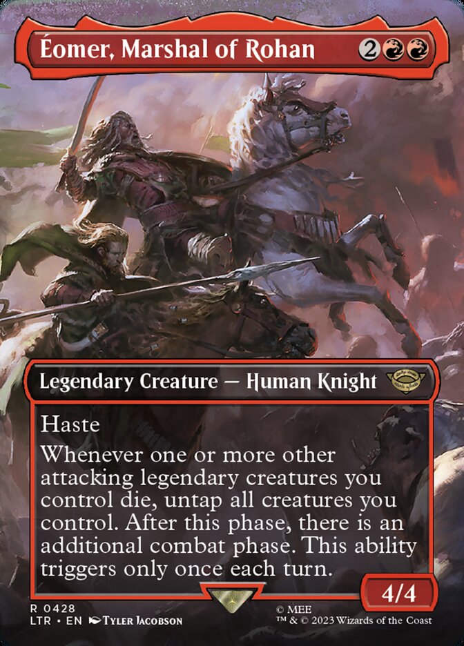 Éomer, Marshal of Rohan - [Foil, Borderless] The Lord of the Rings: Tales of Middle-earth (LTR)