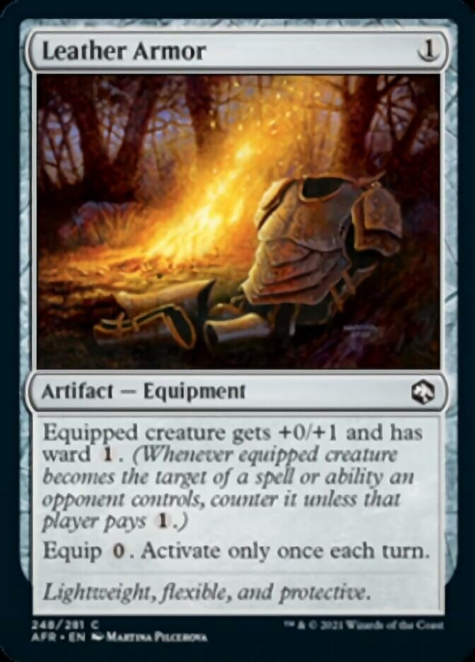 Leather Armor - [Foil] Adventures in the Forgotten Realms (AFR)
