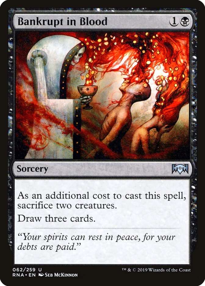 Bankrupt in Blood - Ravnica Allegiance (RNA)