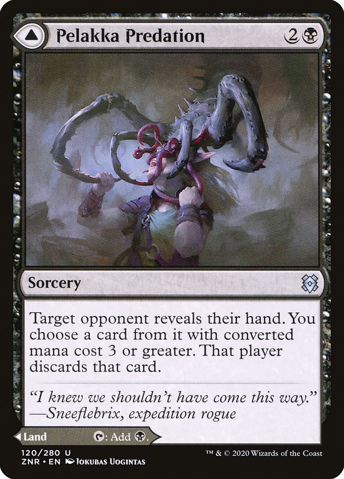 Pelakka Predation // Pelakka Caverns - [Foil] Zendikar Rising (ZNR)