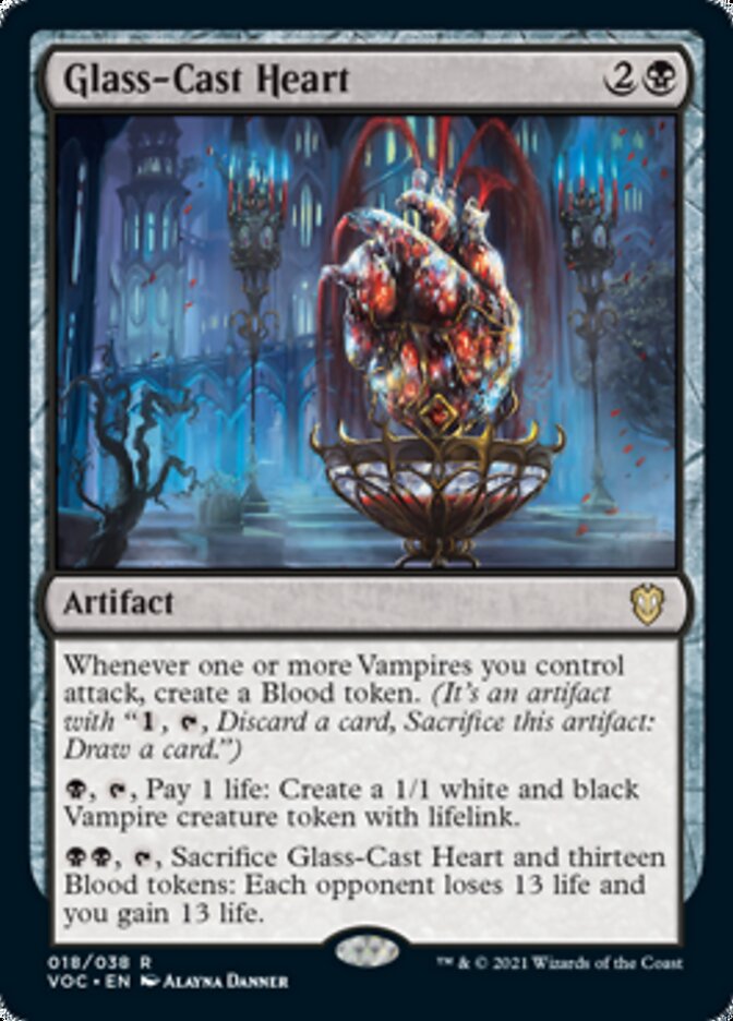 Glass-Cast Heart - [Foil] Crimson Vow Commander (VOC)