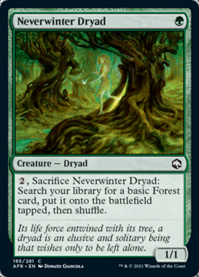 Neverwinter Dryad - [Foil] Adventures in the Forgotten Realms (AFR)