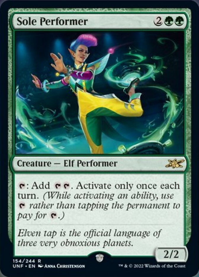 Sole Performer - [Foil] Unfinity (UNF)