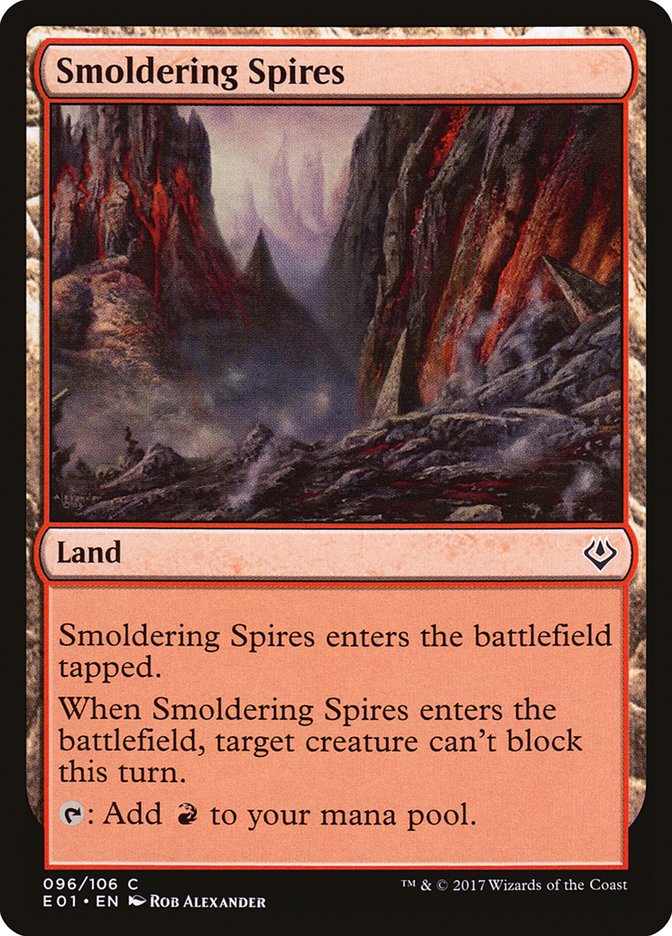 Smoldering Spires - Archenemy: Nicol Bolas (E01)
