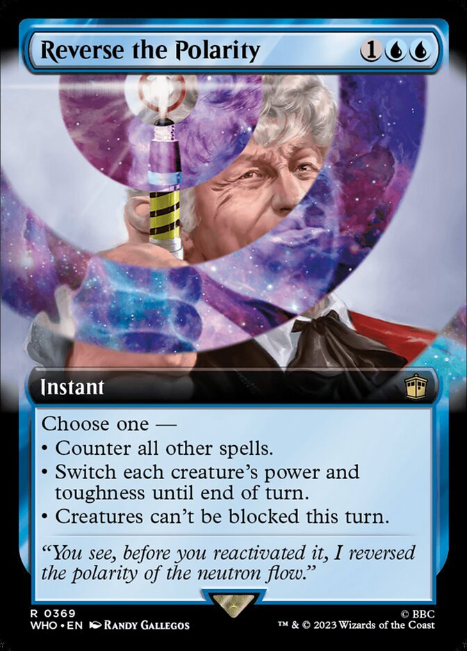 Reverse the Polarity - [Foil, Extended Art] Doctor Who (WHO)