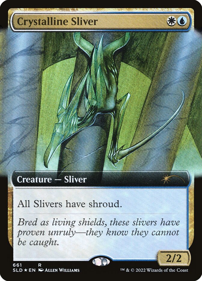 Crystalline Sliver (661) - [Foil, Extended Art] Secret Lair Drop (SLD)