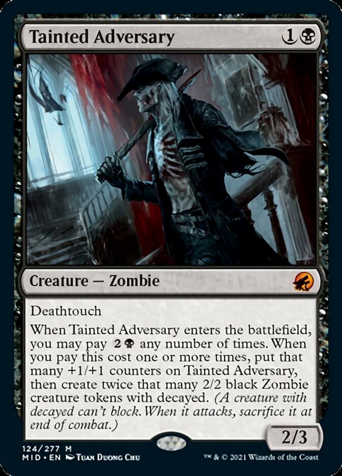 Tainted Adversary - [Foil] Innistrad: Midnight Hunt (MID)