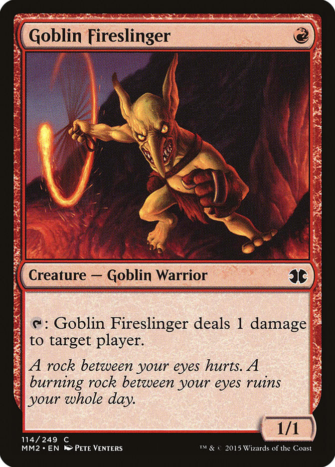 Goblin Fireslinger - [Foil] Modern Masters 2015 (MM2)