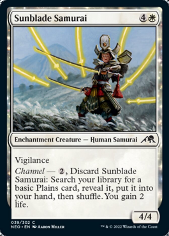 Sunblade Samurai - [Foil] Kamigawa: Neon Dynasty (NEO)