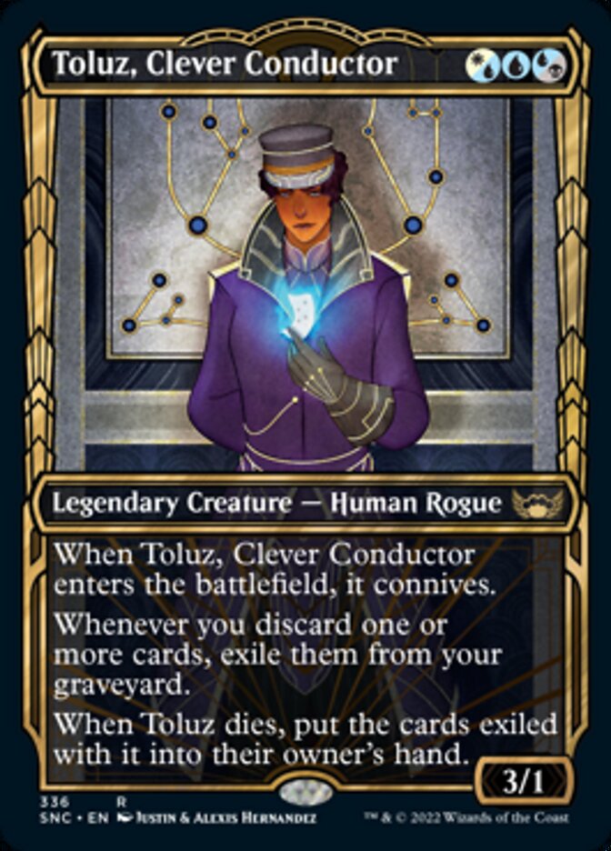 Toluz, Clever Conductor - [Foil, Showcase] Streets of New Capenna (SNC)