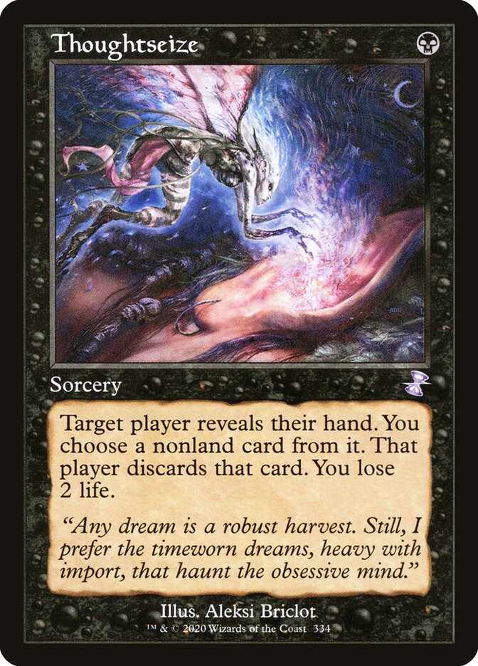 Thoughtseize - [Foil, Retro Frame] Time Spiral Remastered (TSR)