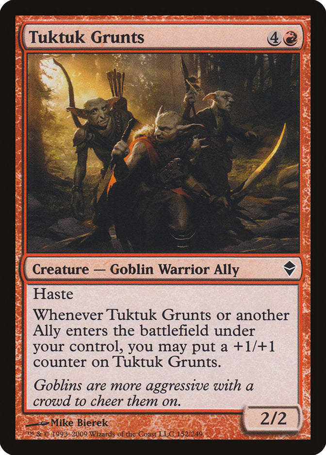 Tuktuk Grunts - [Foil] Zendikar (ZEN)