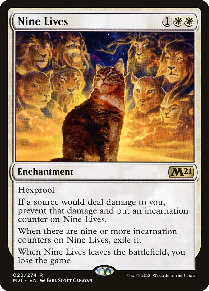 Nine Lives - [Foil] Core Set 2021 (M21)