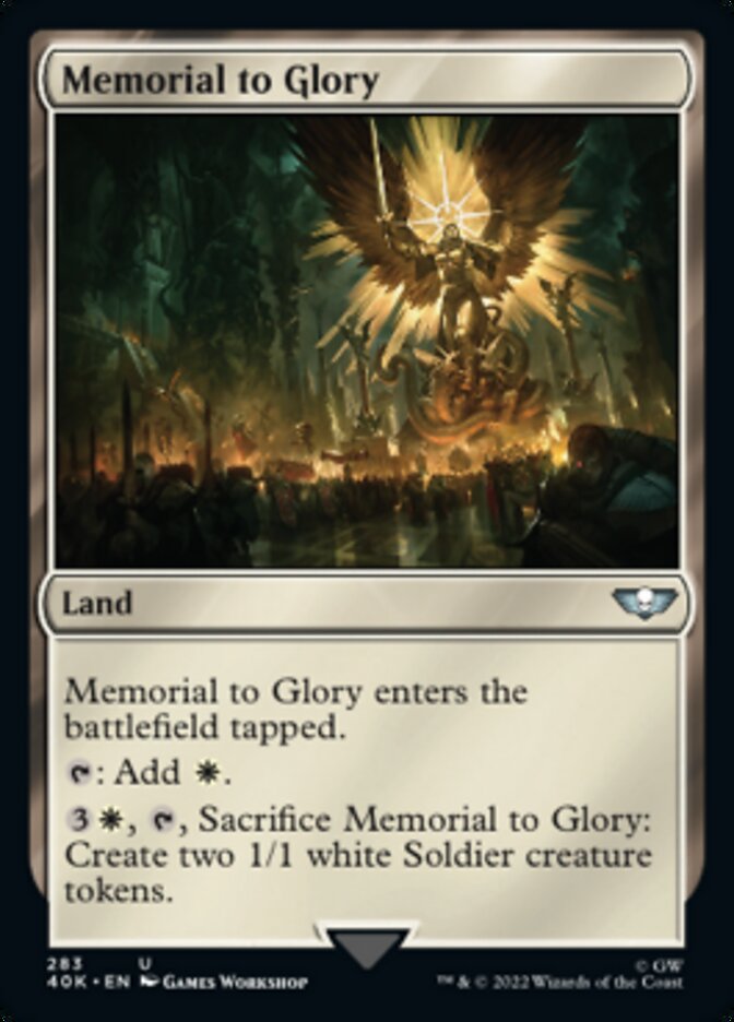 Memorial to Glory - [Surge Foil] Warhammer 40,000 Commander (40K)