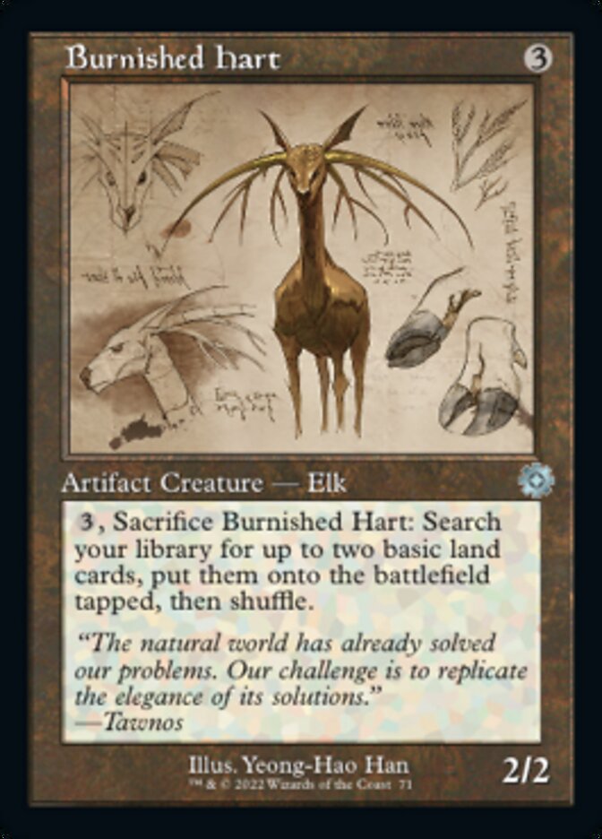 Burnished Hart - [Foil, Schematic] The Brothers' War Retro Artifacts (BRR)