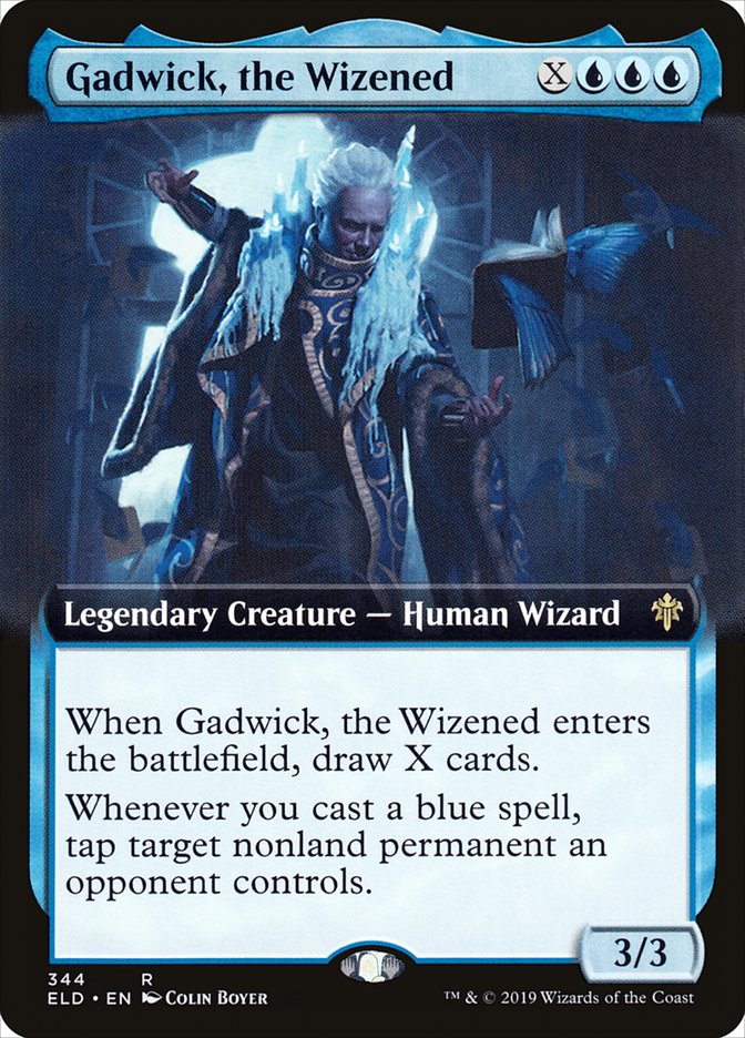 Gadwick, the Wizened - [Foil, Extended Art] Throne of Eldraine (ELD)