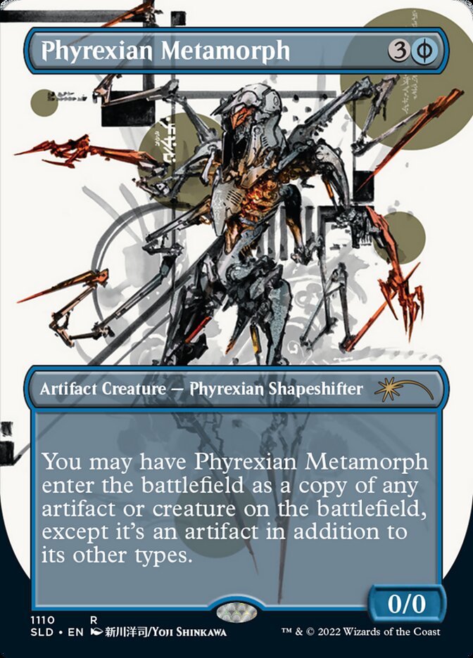Phyrexian Metamorph (1110) - [Foil, Borderless] Secret Lair Drop (SLD)