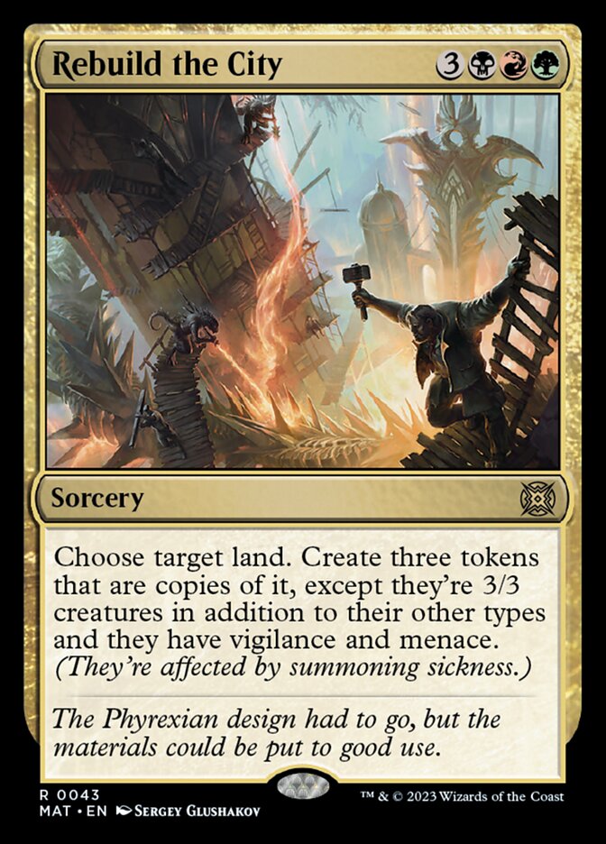 Rebuild the City - March of the Machine: The Aftermath (MAT)