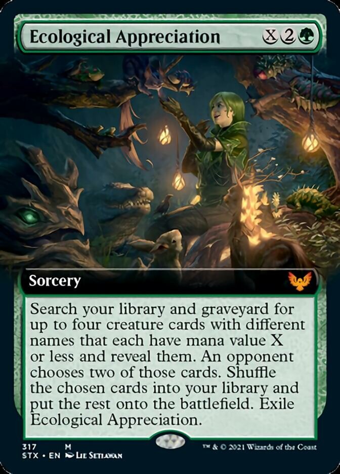 Ecological Appreciation - [Foil, Extended Art] Strixhaven: School of Mages (STX)