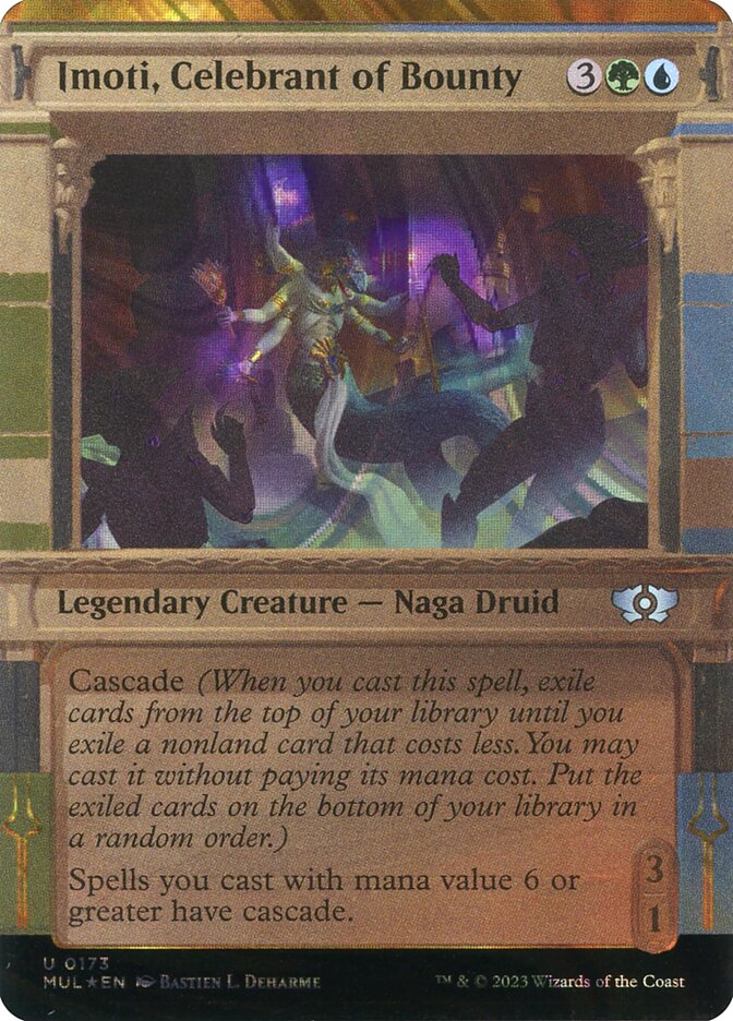 Imoti, Celebrant of Bounty - [Halo Foil, Showcase] Multiverse Legends (MUL)