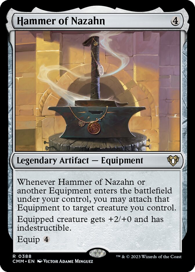 Hammer of Nazahn - [Foil] Commander Masters (CMM)