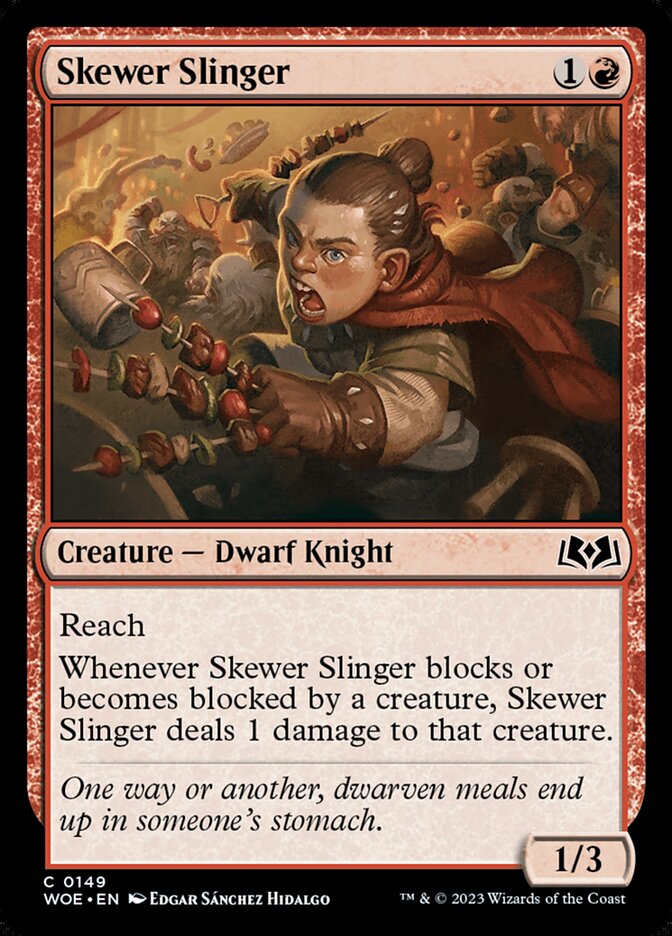 Skewer Slinger - [Foil] Wilds of Eldraine (WOE)