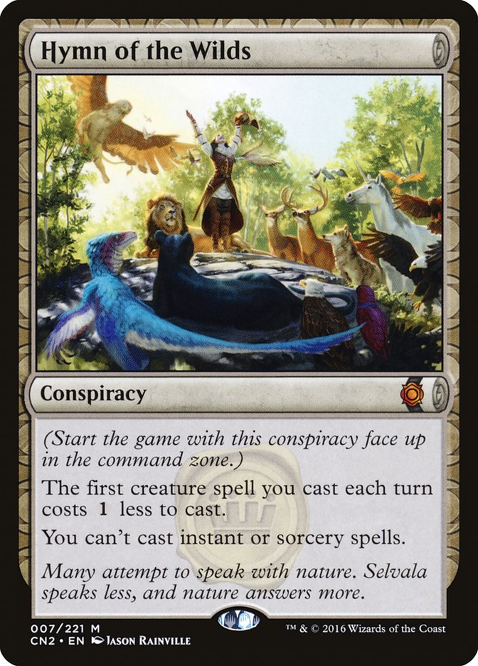 Hymn of the Wilds - [Foil] Conspiracy: Take the Crown (CN2)