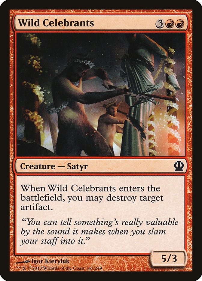 Wild Celebrants - [Foil] Theros (THS)