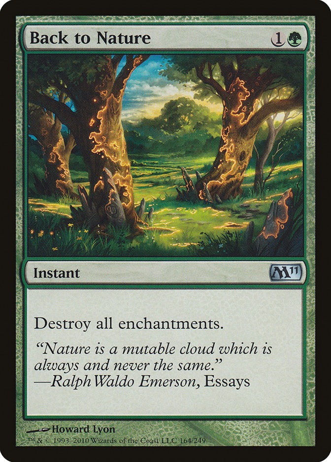 Back to Nature - [Foil] Magic 2011 (M11)
