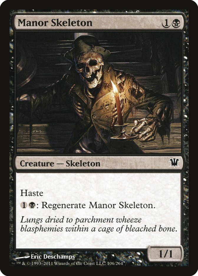Manor Skeleton - [Foil] Innistrad (ISD)