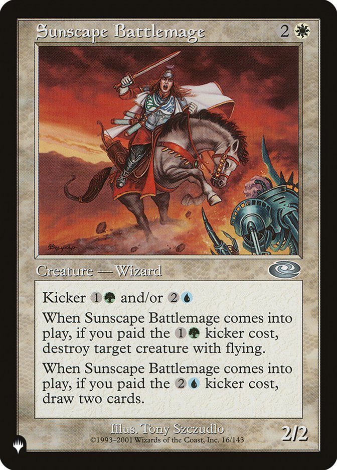 Sunscape Battlemage - [Retro Frame] The List (PLIST)