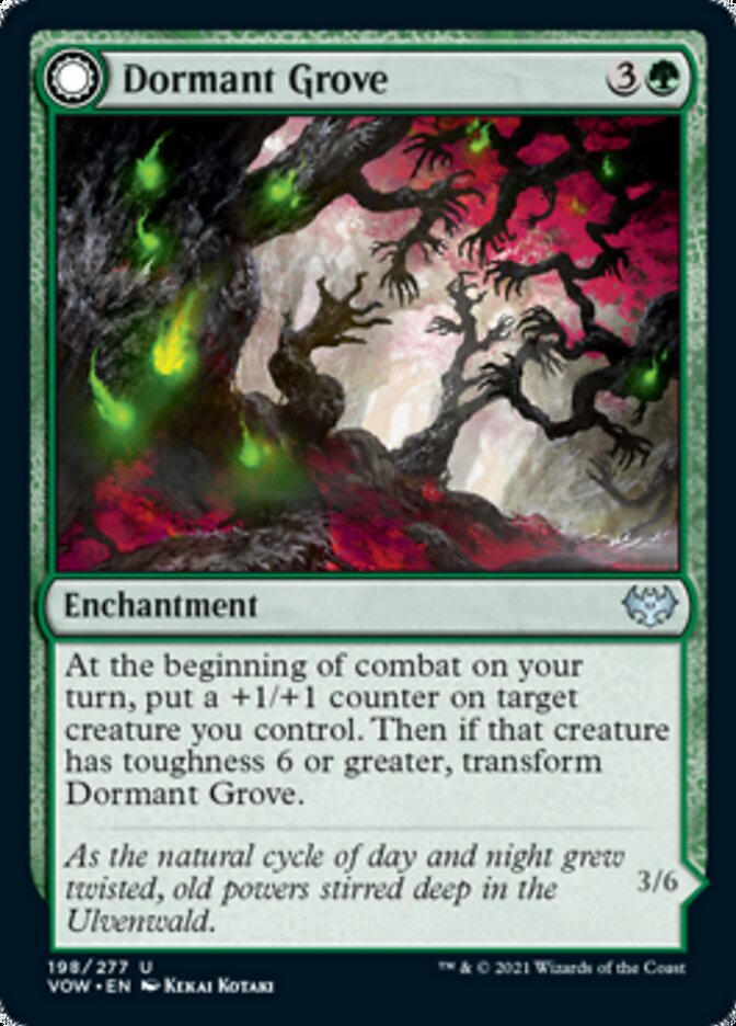 Dormant Grove // Gnarled Grovestrider - [Foil] Innistrad: Crimson Vow (VOW)