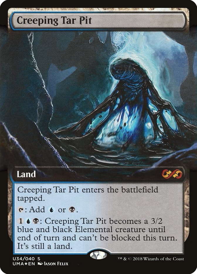 Creeping Tar Pit - [Foil, Promo] Ultimate Box Topper (PUMA)