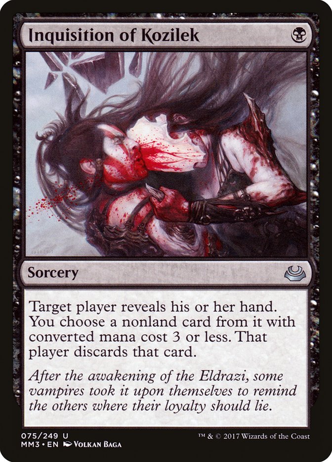 Inquisition of Kozilek - [Foil] Modern Masters 2017 (MM3)