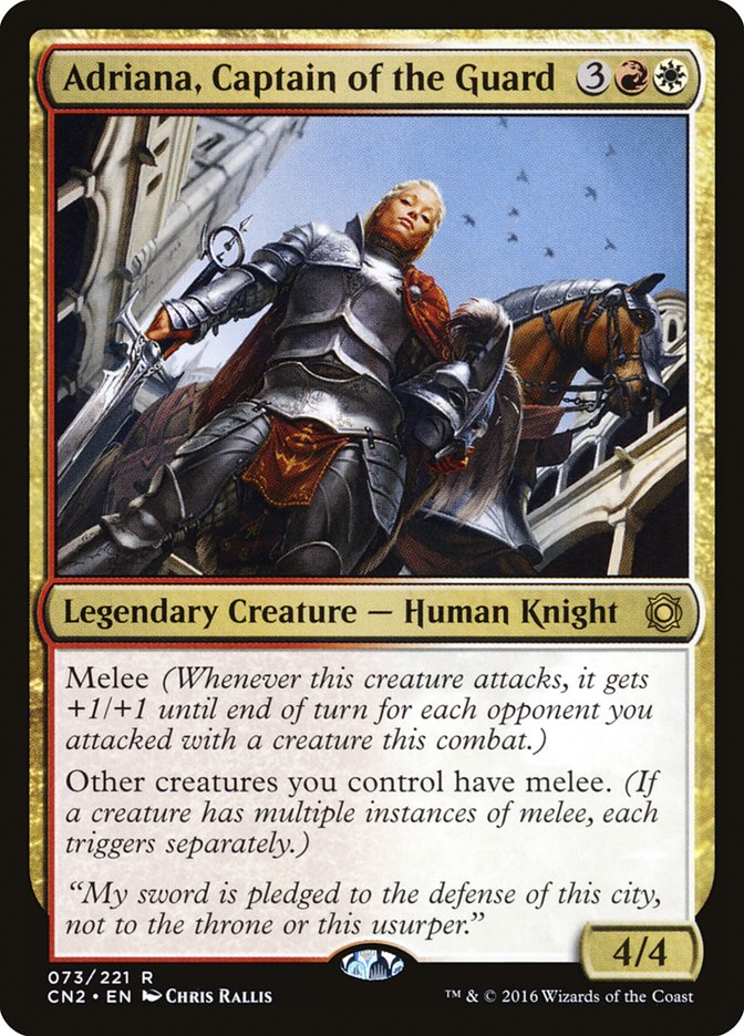 Adriana, Captain of the Guard - [Foil] Conspiracy: Take the Crown (CN2)