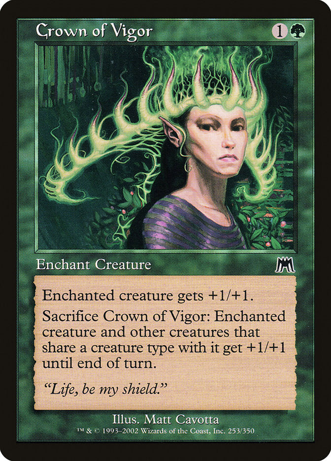 Crown of Vigor - [Foil, Retro Frame] Onslaught (ONS)